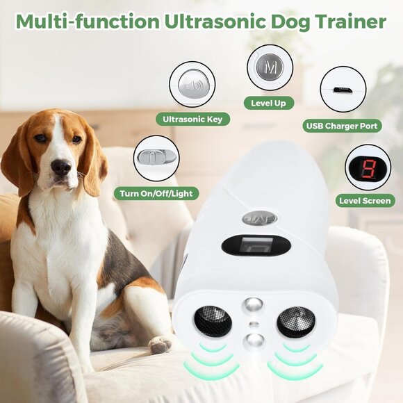 Portable Ultrasonic Dog Barking Deterrent Anti Barking Device - Picture 6 of 9